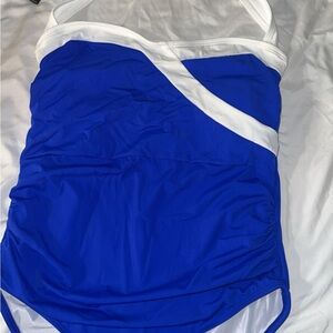 VENUS Royal Blue and White Swimsuit
